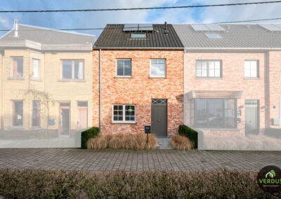 Energie zuinige woning met 2 garages centrum Aalter.